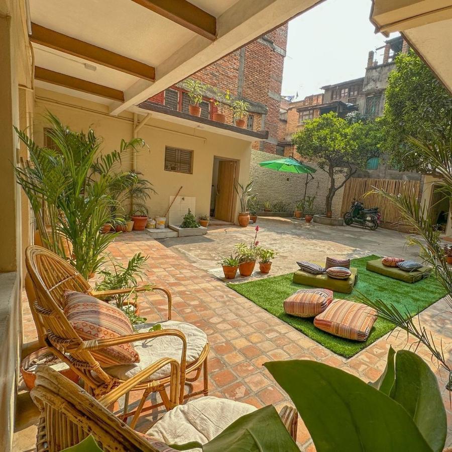 The Melo Pomelo Courtyard. Lägenhet Kathmandu Exteriör bild
